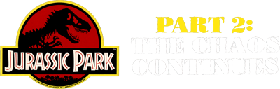 Jurassic Park Part 2: The Chaos Continues logo for GameBoy